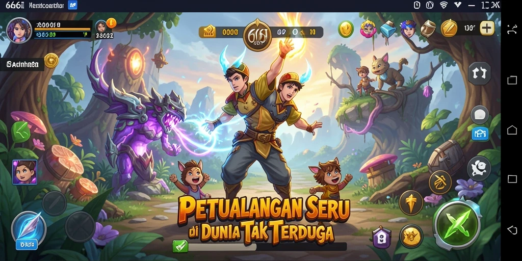 Gameplay menegangkan di dunia petualangan 666I.
