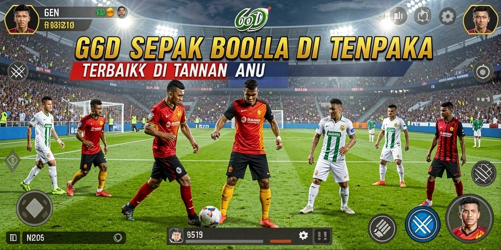 Screenshot gameplay 66D yang menampilkan aksi seru di lapangan.