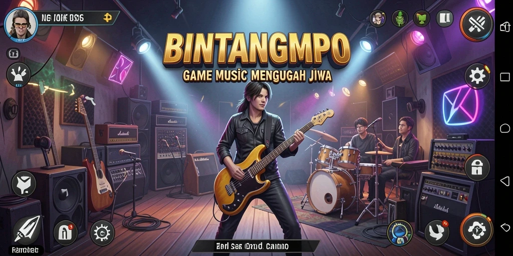 Screenshot menunjukkan pemain menikmati gameplay BINTANGMPO dengan antusias.