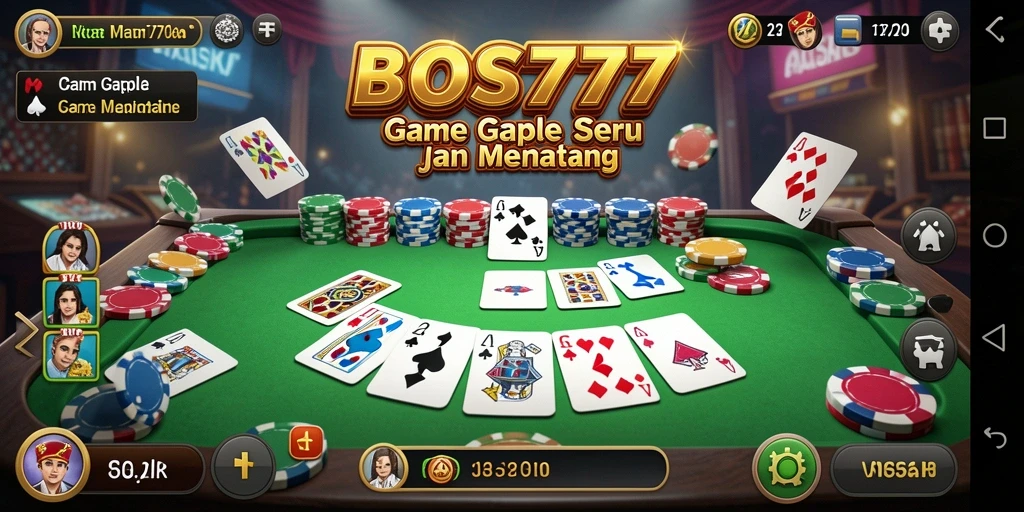 Gameplay seru dan interaktif dari BOS777, permainan Gaple terbaik.