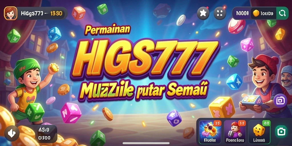 Tampilan gameplay HIGGS777 dengan tantangan puzzle yang seru.