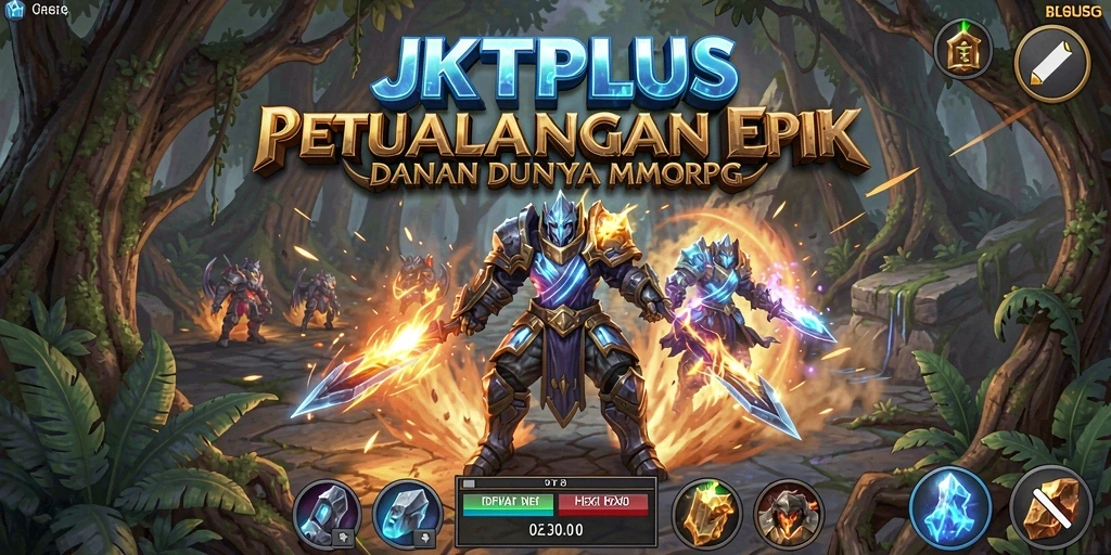 Tampilan gameplay menarik dalam dunia fantasi MMORPG.
