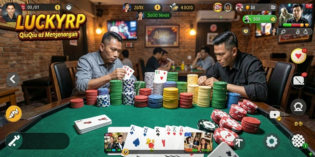 Screenshot gameplay menarik dari LUCKYRP QiuQiu.