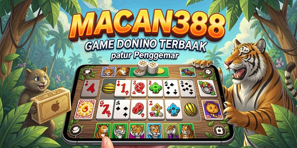 Tampilan gameplay seru dalam MACAN388 game Domino.