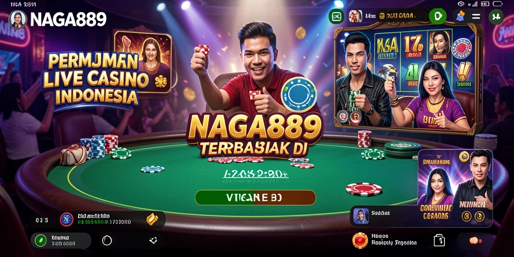 Tampilan gameplay NAGA889 yang seru dalam Live Casino.