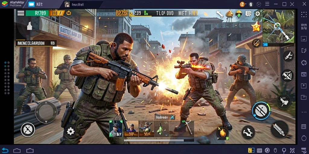 Gameplay seru di RR789 dengan intensitas pertempuran Battle Royale