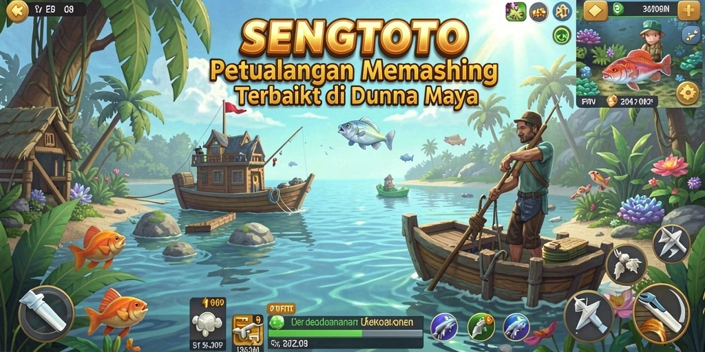 Tangkapan ikan berwarna-warni dalam gameplay SENGTOTO yang mengasyikkan.