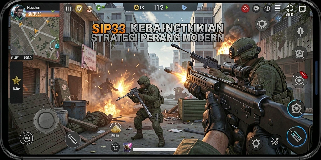 Tangkapan layar gameplay SIP33 menunjukkan pertempuran strategis yang mendebarkan.