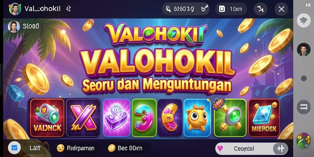 Gameplay seru dan menarik di VALOHOKI dengan berbagai tema slot.